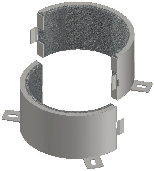 STI SpecSeal LCC400 Pipe Collar Firestop Collar for Plastic Pipe 4 inch 